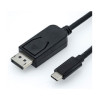 Kabel USB-C - DisplayPort  , M/M, 2.0m, crni